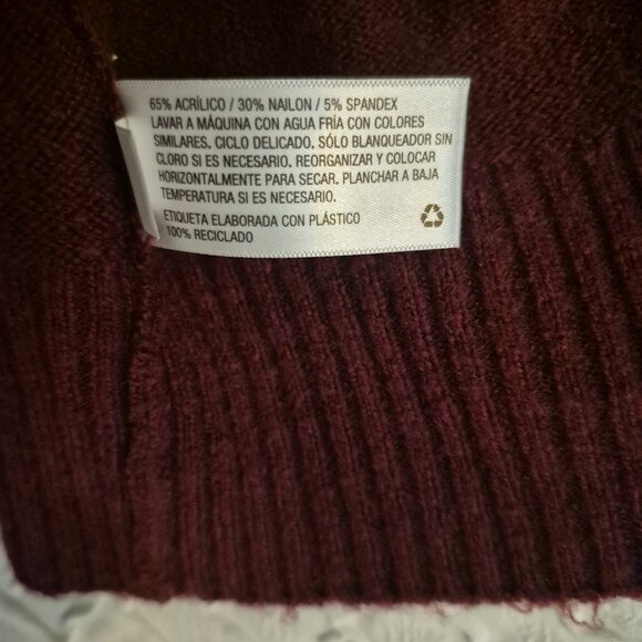 a new day burgundy Cardigan - Picture 4 of 5